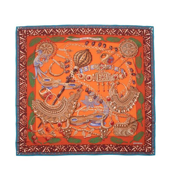 Hermes Silk Zenobie Reine De Palmyre 90cm Scarf - Picture 1 of 6